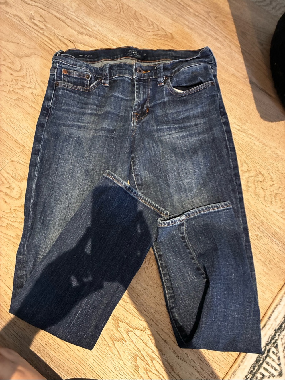 Lucky Brand Women's Dark Blue Straight Leg Jeans